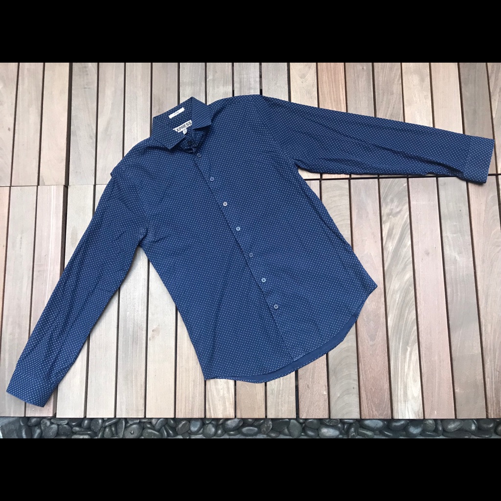 Express Fitted Dress Shirt